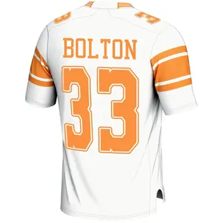Game Youth Ben Bolton Tennessee Volunteers Replica 2nd Football Jersey - White