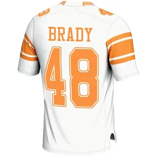 Game Youth Bennett Brady Tennessee Volunteers Replica 2nd Football Jersey - White