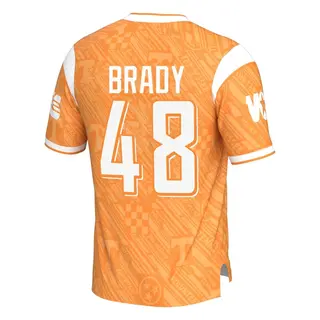 Game Youth Bennett Brady Tennessee Volunteers Replica Highlight Print Football Jersey - Orange