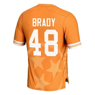 Game Youth Bennett Brady Tennessee Volunteers Replica Icon Print Football Jersey - Orange