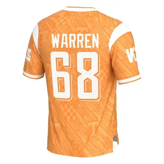 Game Youth Bennett Warren Tennessee Volunteers Replica Highlight Print Football Jersey - Orange