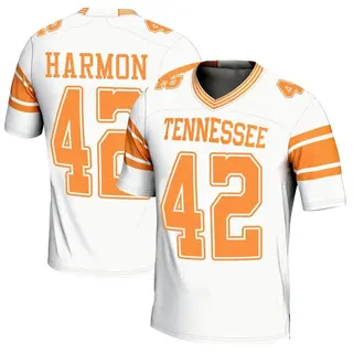 Game Youth Braylon Harmon Tennessee Volunteers Replica 2nd Football Jersey - White