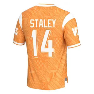 Game Youth Braylon Staley Tennessee Volunteers Replica Highlight Print Football Jersey - Orange