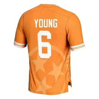 Game Youth Byron Young Tennessee Volunteers Replica Icon Print Football Jersey - Orange