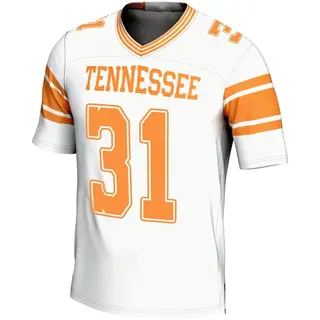Game Youth Caleb Herring Tennessee Volunteers Replica 2nd Football Jersey - White