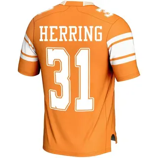 Game Youth Caleb Herring Tennessee Volunteers Replica Football Jersey - Orange