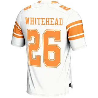 Game Youth Carson Whitehead Tennessee Volunteers Replica 2nd Football Jersey - White