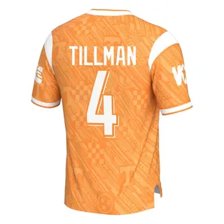 Game Youth Cedric Tillman Tennessee Volunteers Replica Highlight Print Football Jersey - Orange