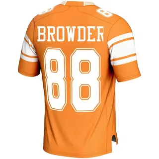 Game Youth Charlie Browder Tennessee Volunteers Replica Football Jersey - Orange