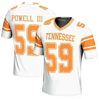 Game Youth Charlie Powell III Tennessee Volunteers Replica 2nd Football Jersey - White
