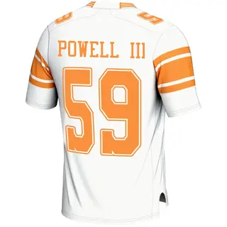 Game Youth Charlie Powell III Tennessee Volunteers Replica 2nd Football Jersey - White