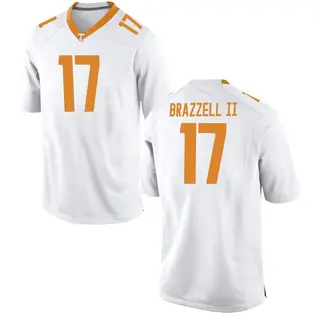Game Youth Chris Brazzell II Tennessee Volunteers Nike College Jersey - White