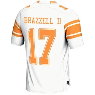 Game Youth Chris Brazzell II Tennessee Volunteers Replica 2nd Football Jersey - White