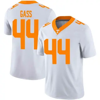 Game Youth Christian Gass Tennessee Volunteers Nike Football Jersey - White