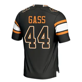 Game Youth Christian Gass Tennessee Volunteers Replica Football Jersey - Black