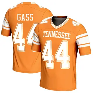 Game Youth Christian Gass Tennessee Volunteers Replica Football Jersey - Orange