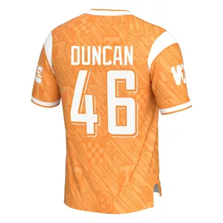 Game Youth Cody Duncan Tennessee Volunteers Replica Highlight Print Football Jersey - Orange