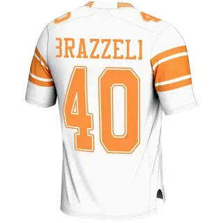 Game Youth Colin Brazzell Tennessee Volunteers Replica 2nd Football Jersey - White
