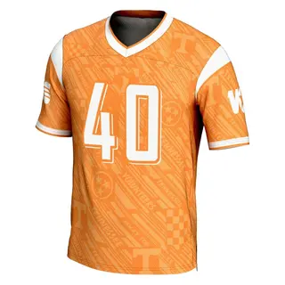 Game Youth Colin Brazzell Tennessee Volunteers Replica Highlight Print Football Jersey - Orange