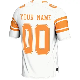 Game Youth Custom Tennessee Volunteers Replica 2nd Football Jersey - White