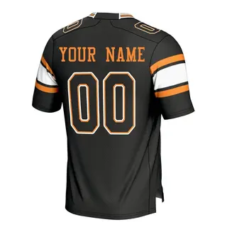 Game Youth Custom Tennessee Volunteers Replica Football Jersey - Black