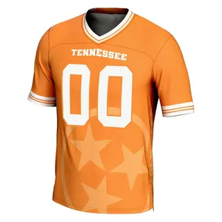 Game Youth Custom Tennessee Volunteers Replica Icon Print Football Jersey - Orange