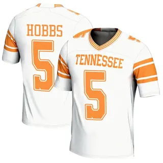 Game Youth Daevin Hobbs Tennessee Volunteers Replica 2nd Football Jersey - White