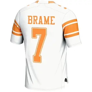 Game Youth Dasaahn Brame Tennessee Volunteers Replica 2nd Football Jersey - White