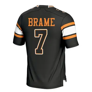 Game Youth Dasaahn Brame Tennessee Volunteers Replica Football Jersey - Black