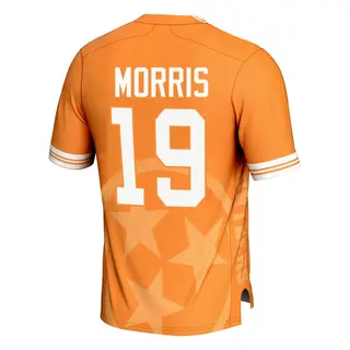 Game Youth Daune Morris Tennessee Volunteers Replica Icon Print Football Jersey - Orange