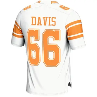 Game Youth Dayne Davis Tennessee Volunteers Replica 2nd Football Jersey - White