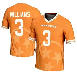 Game Youth Dee Williams Tennessee Volunteers Replica Icon Print Football Jersey - Orange
