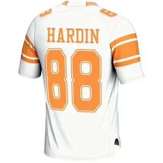 Game Youth Deon Hardin Tennessee Volunteers Replica 2nd Football Jersey - White