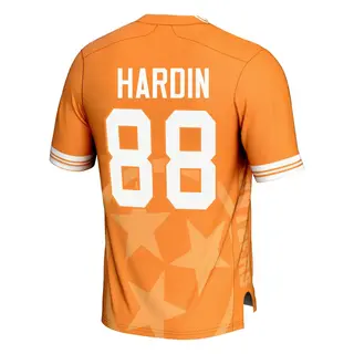 Game Youth Deon Hardin Tennessee Volunteers Replica Icon Print Football Jersey - Orange