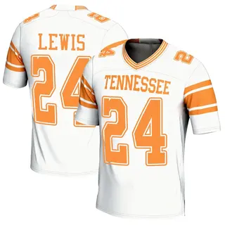 Game Youth Dylan Lewis Tennessee Volunteers Replica 2nd Football Jersey - White