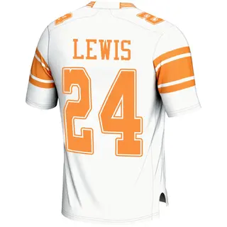 Game Youth Dylan Lewis Tennessee Volunteers Replica 2nd Football Jersey - White