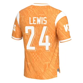 Game Youth Dylan Lewis Tennessee Volunteers Replica Highlight Print Football Jersey - Orange