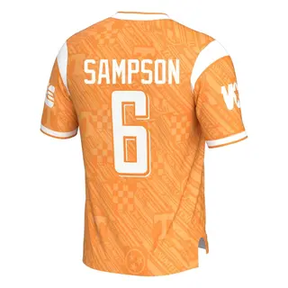 Game Youth Dylan Sampson Tennessee Volunteers Replica Highlight Print Football Jersey - Orange