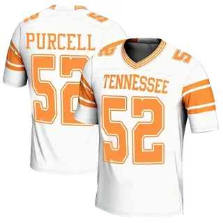 Game Youth Eli Purcell Tennessee Volunteers Replica 2nd Football Jersey - White