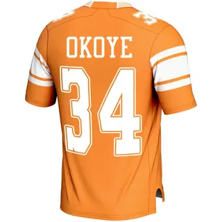 Game Youth Emmanuel Okoye Tennessee Volunteers Replica Football Jersey - Orange