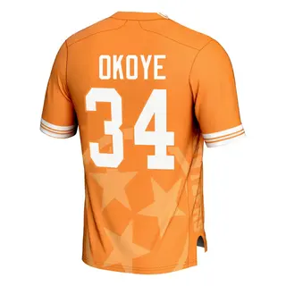 Game Youth Emmanuel Okoye Tennessee Volunteers Replica Icon Print Football Jersey - Orange