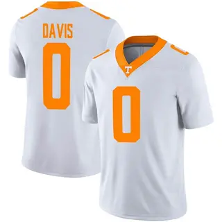 Game Youth Ethan Davis Tennessee Volunteers Nike Football Jersey - White
