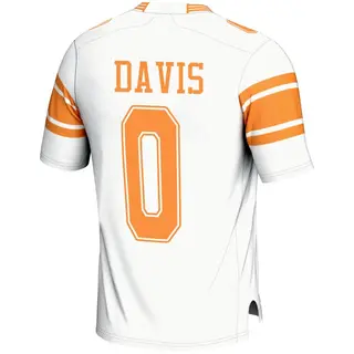 Game Youth Ethan Davis Tennessee Volunteers Replica 2nd Football Jersey - White