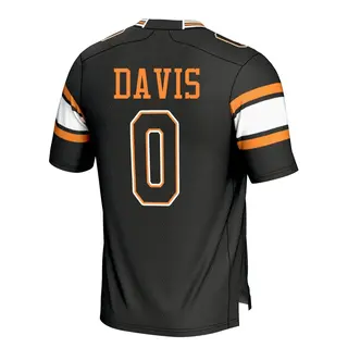 Game Youth Ethan Davis Tennessee Volunteers Replica Football Jersey - Black