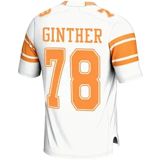 Game Youth Gage Ginther Tennessee Volunteers Replica 2nd Football Jersey - White