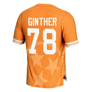 Game Youth Gage Ginther Tennessee Volunteers Replica Icon Print Football Jersey - Orange