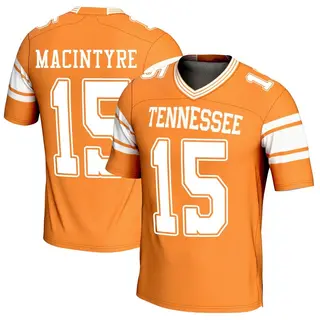 Game Youth George MacIntyre Tennessee Volunteers Replica Football Jersey - Orange