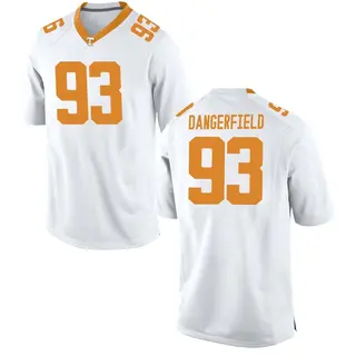 Game Youth Grady Dangerfield Tennessee Volunteers Nike College Jersey - White
