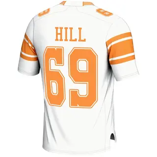 Game Youth Gus Hill Tennessee Volunteers Replica 2nd Football Jersey - White