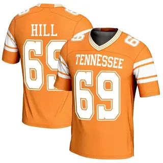 Game Youth Gus Hill Tennessee Volunteers Replica Football Jersey - Orange